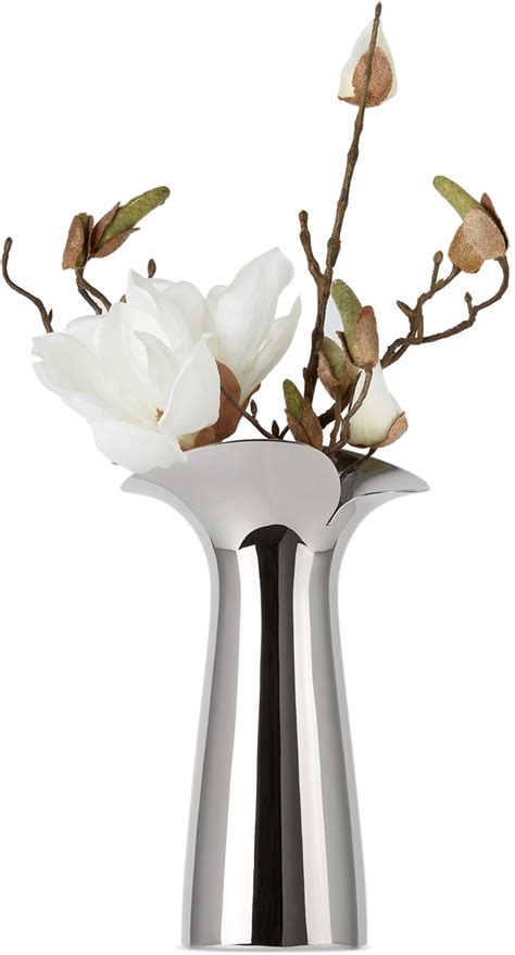 Georg Jensen Bloom Botanica Vase in Stainless Steel